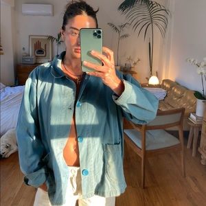 Older Brother Indigo Chore Coat Large